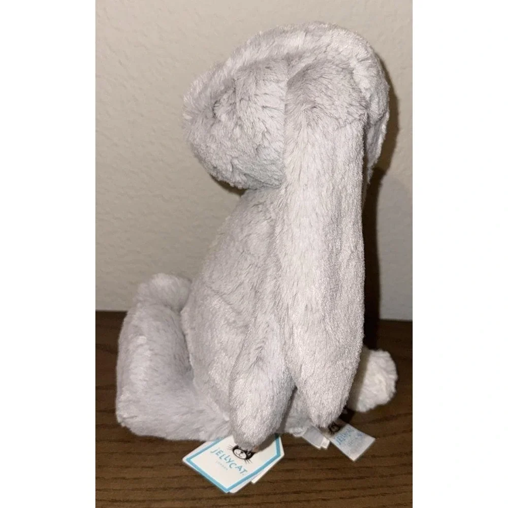 Jellycat Original Bashful Grey Bunny Easter Plush NWT AUTHENTIC 12.2